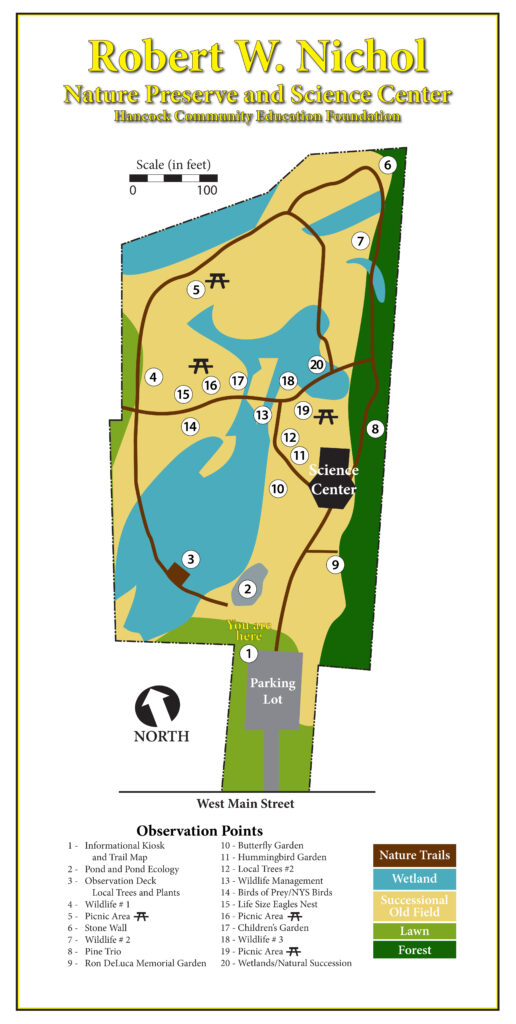 Nature Preserve Trail Map – Hancock Community Education Foundation