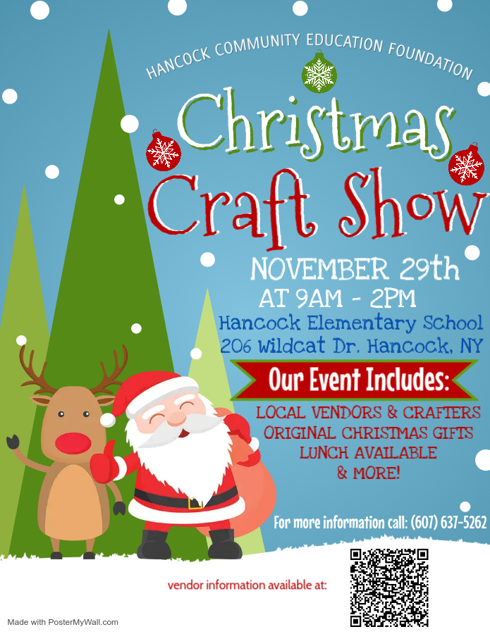 HCEF Christmas Craft Show Flyer