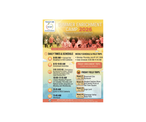 Summer Enrichment Poster
